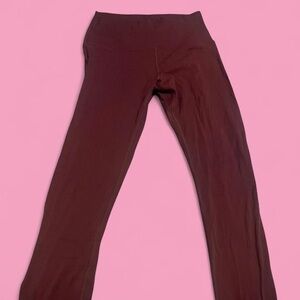 CRZ YOGA Burgundy Leggings